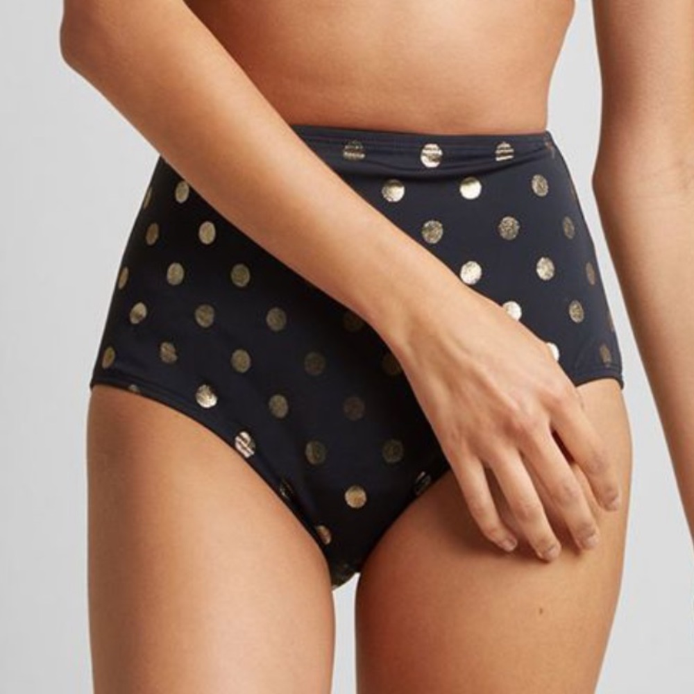 ModCloth Beach Blanket Bingo High Waist Bikini Bottom Size 14